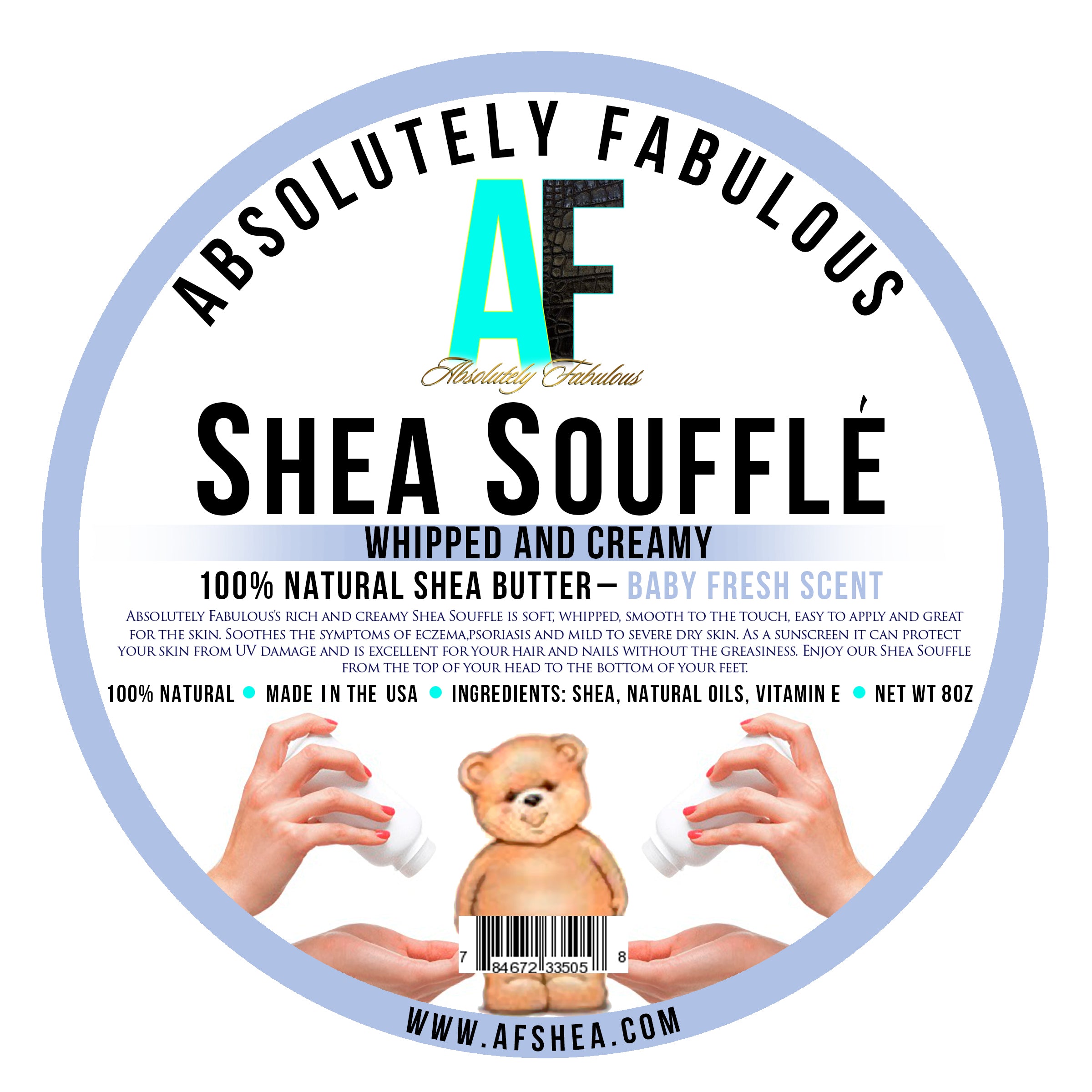 Absolutely Fabulous- Shea Souffle Whipped & Creamy 8oz