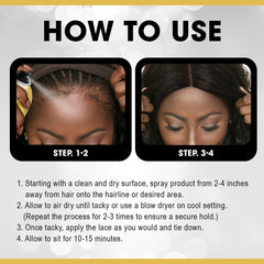 EBIN Wonder Lace Bond Adhesive Spray Sensitive 6.08oz (WBST180)