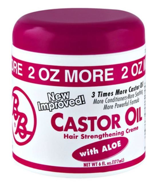B&B- Castor Oil Hair Strengthening Cream 6 oz