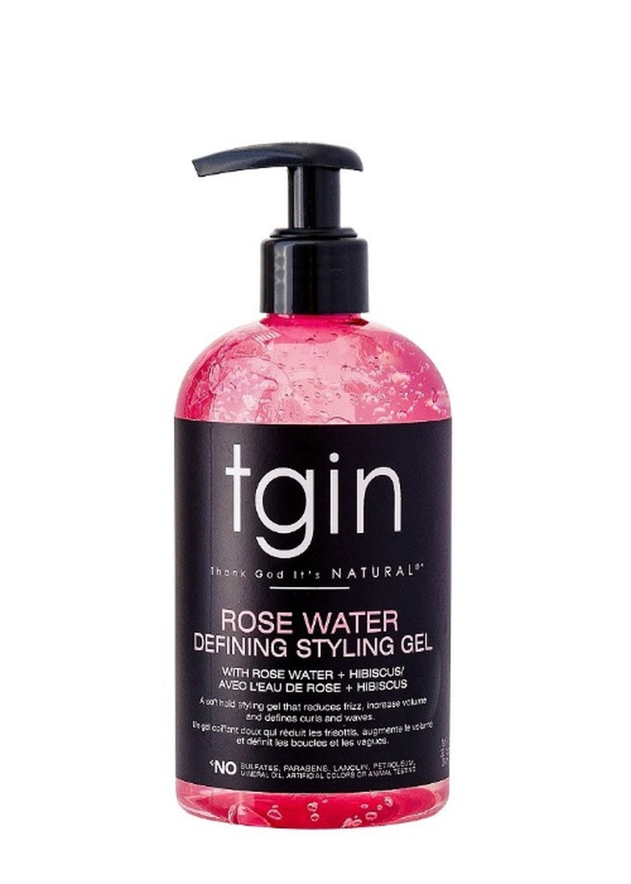 TGIN Curls N' Roses- Rose Water Curl Defining Styling Gel 12oz