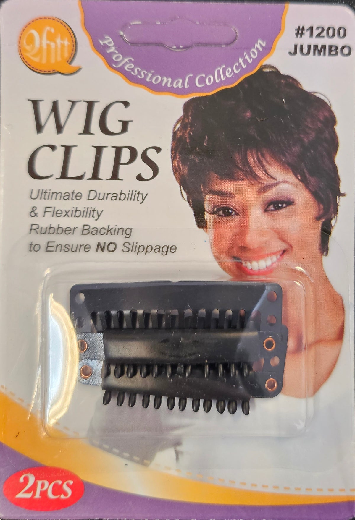 Qfitt Wig Clips 2pcs (1200 Jumbo)