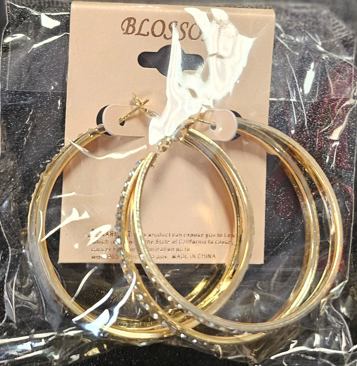 Blossom Double Hoop Earring (IER-4765)
