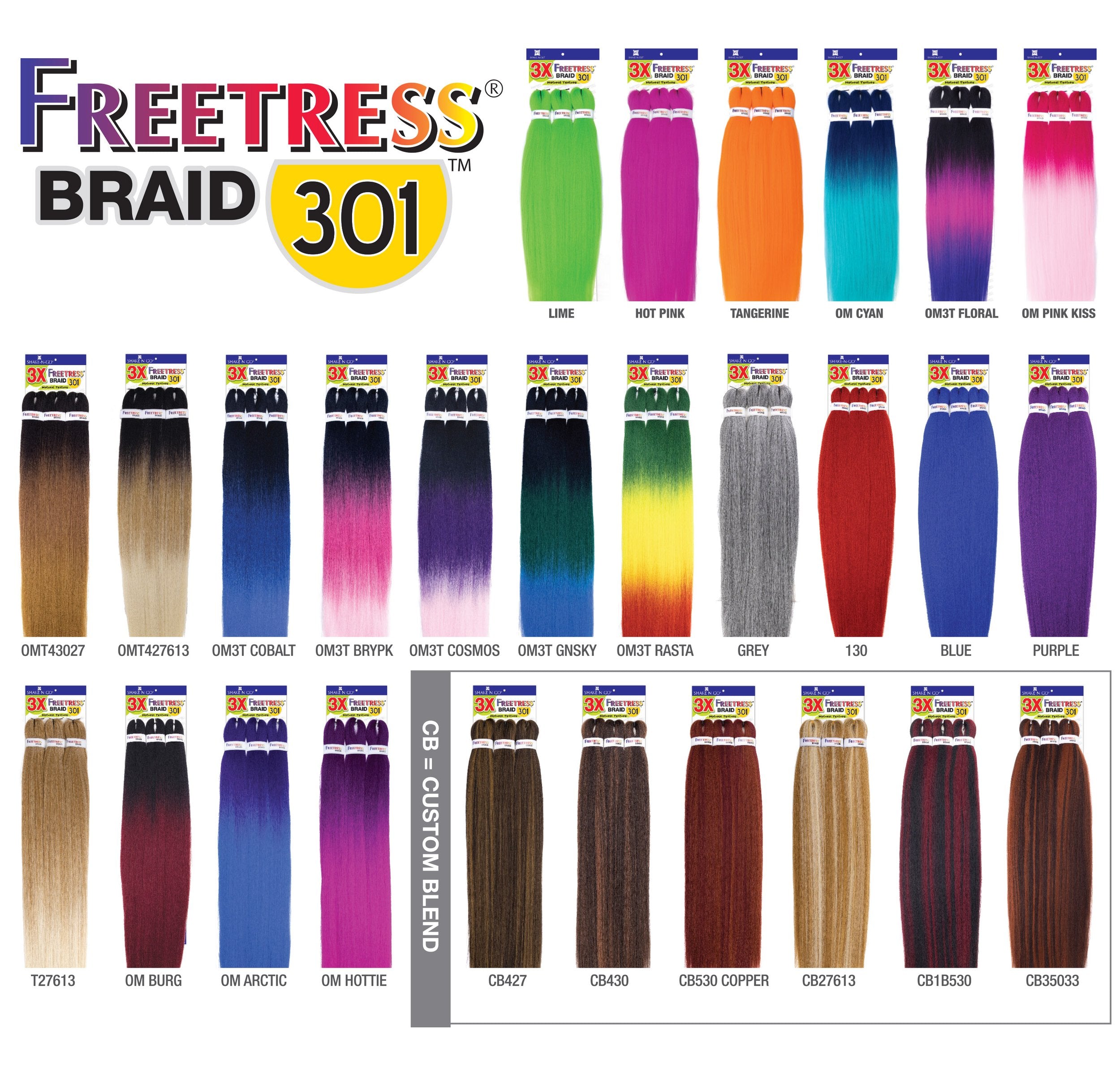 Freetress 3X Braid 301 28"