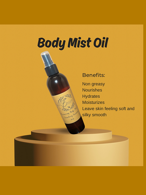 Moisturizing Body Mist Oil Strawberry Sensation 8oz