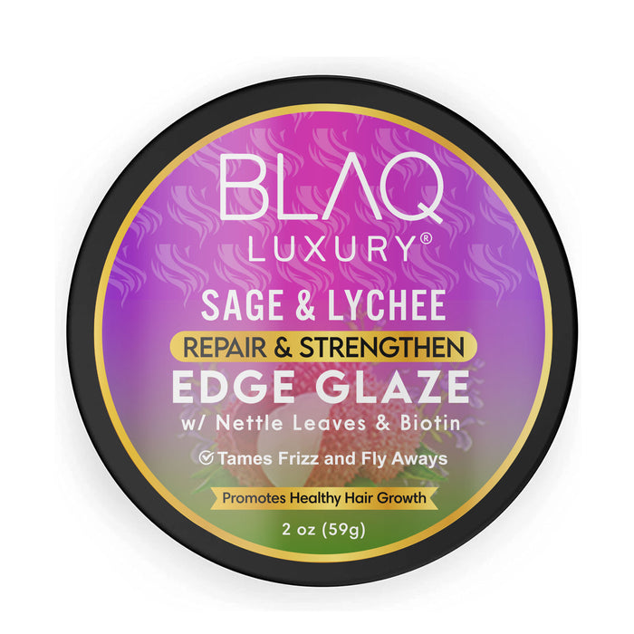 Blaq Luxury Sage & Lychee Edge Glaze 3oz