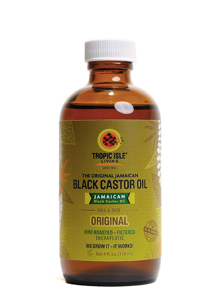 Tropical Isle 100% Pure Jamaican Black Castor Oil 4oz (JB12P)