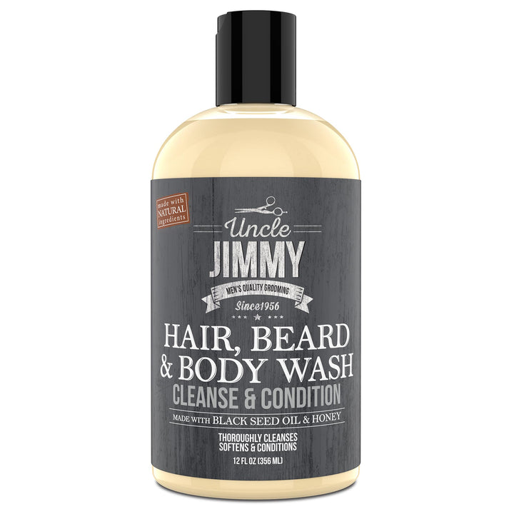 Uncle Jimmy Hair, Beard, & Body Wash 12oz