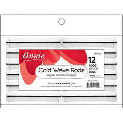 Annie Cold Wave Rods #1104 Long White 12CT