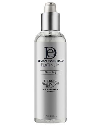 Design Essentials Platinum Finishing Thermal Protectant Serum w/Marshmallow Extract 4 oz