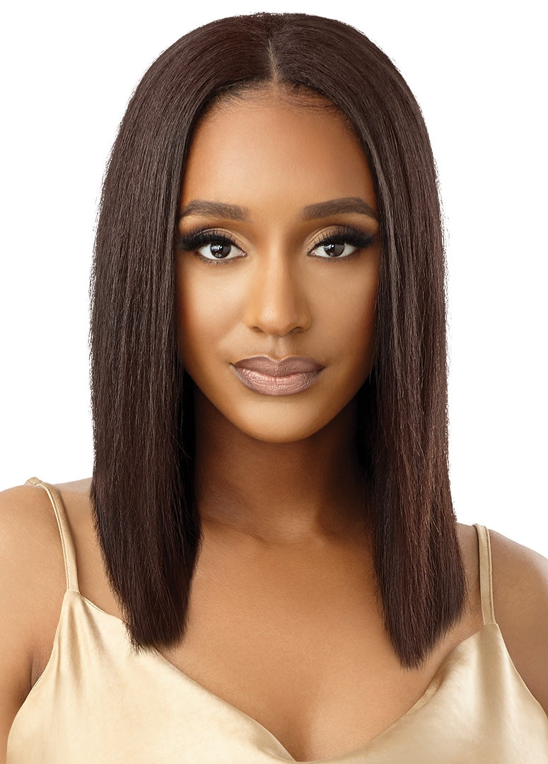 Mytresses Gold Leave Out (U-Part) Wig HH-Dominican Straight 14"