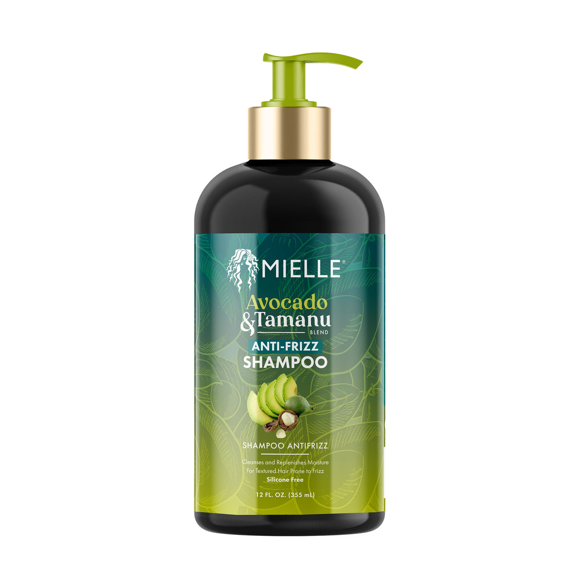 Mielle Avocado & Tamanu Anti-Frizz Shampoo 12oz