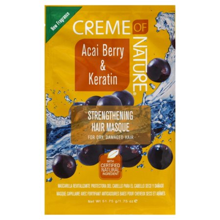 Creme Of Nature Acai Berry & Keratin Strengthening Hair Masque Sample Pack 1.75 oz