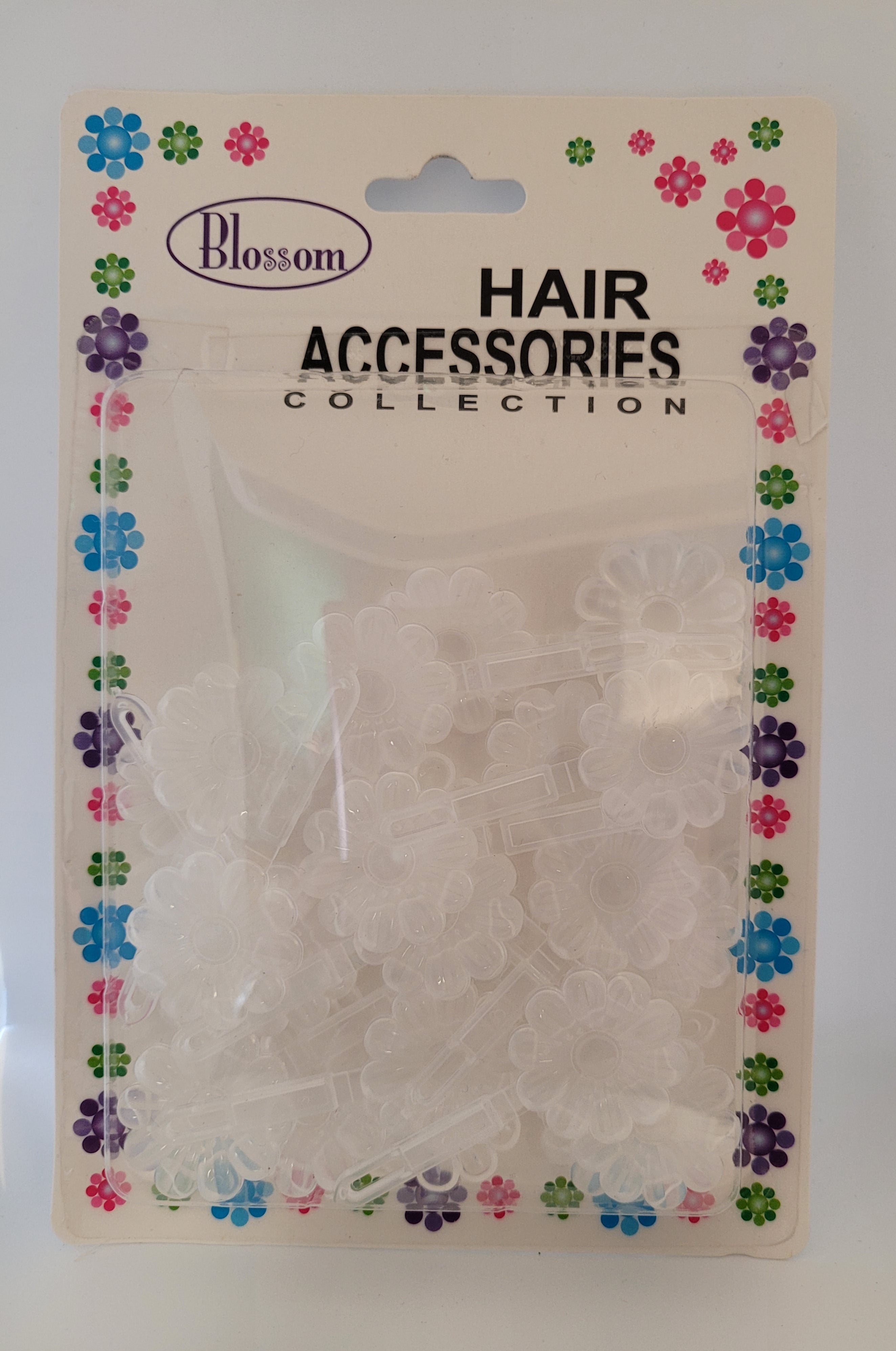 Blossom Hair Accessories- Small Sunflower Barrettes Clear (BBB02-02)