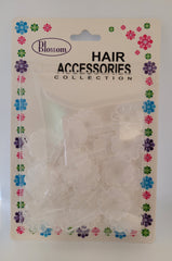 Blossom Hair Accessories- Small Sunflower Barrettes Clear (BBB02-02)