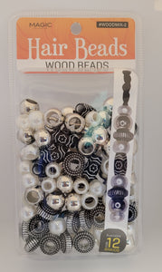 Magic Collection- Hair Beads Woodmix #2