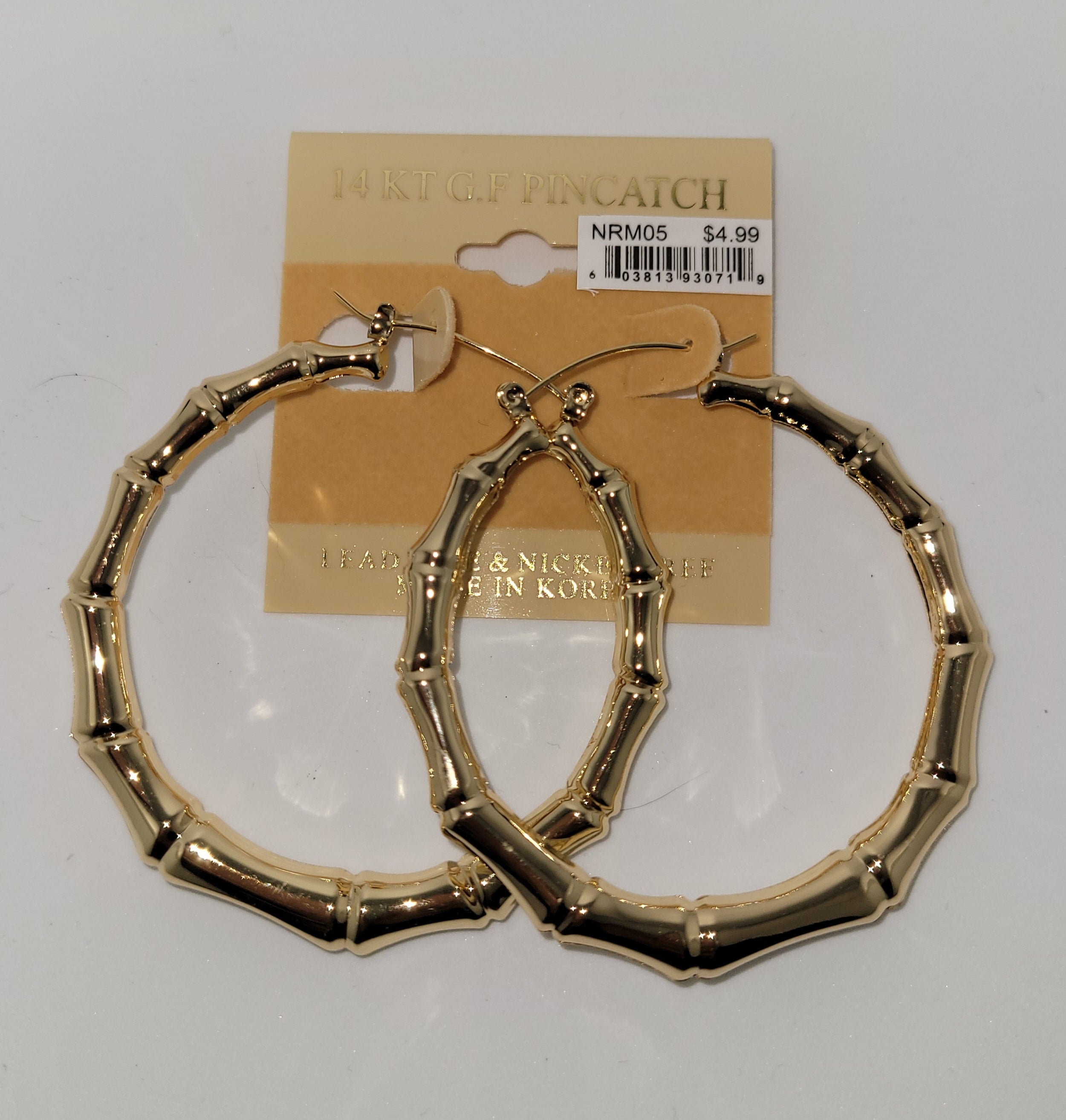 14 KT G.F Pincatch Gold Earring (NRM05)