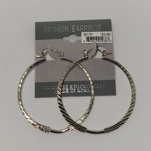 Fashion Earrings Silver (B17P)