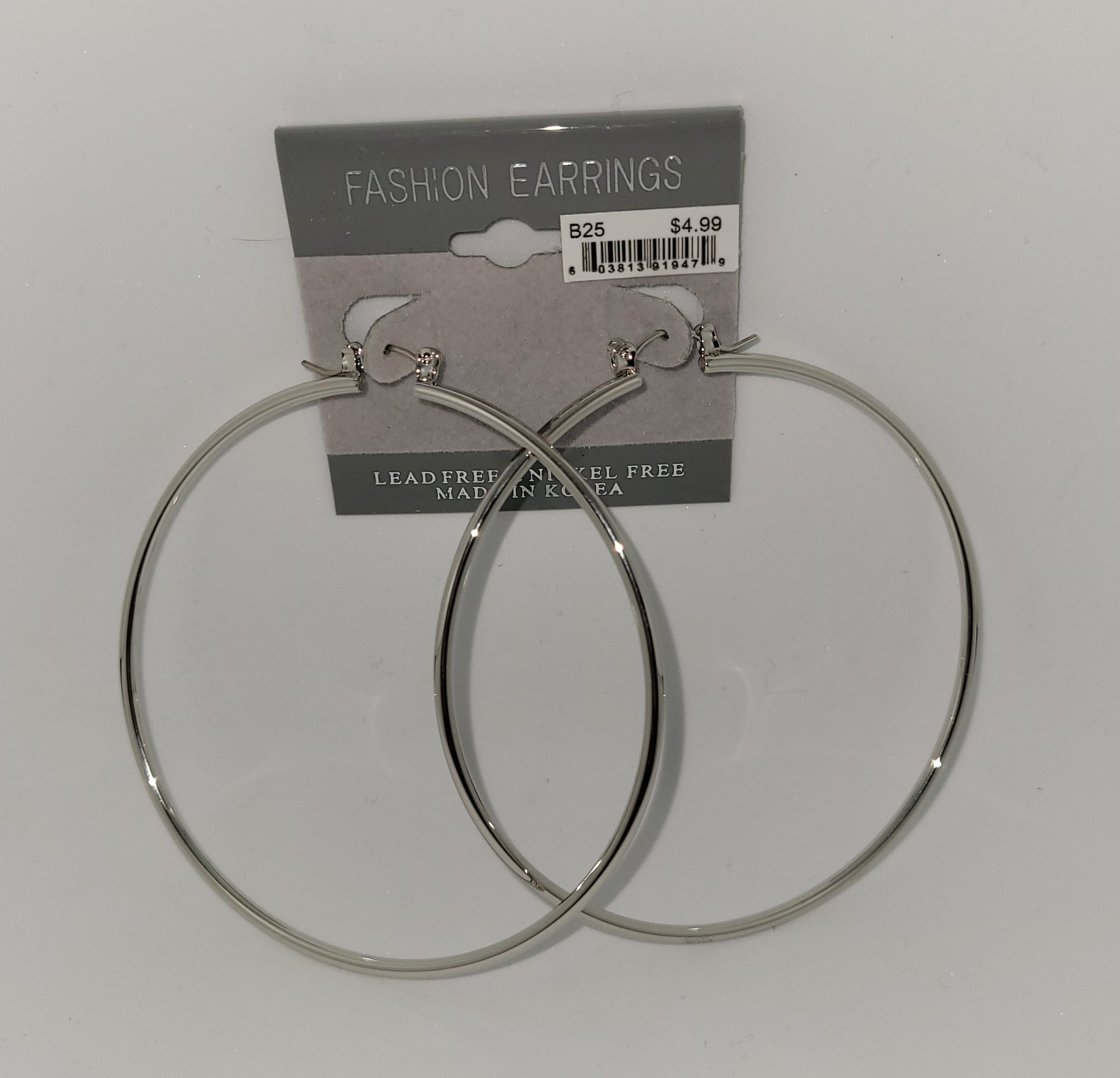 Fashion Earrings Silver (B25)
