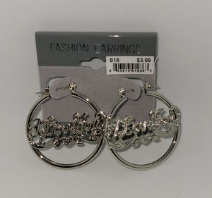 Fashion Earrings Silver (B16)
