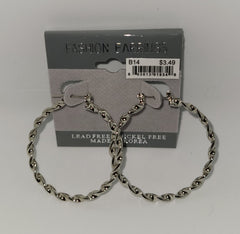 Fashion Earrings Silver (B14)