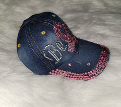 Believe Breast Cancer Jeweled Hat