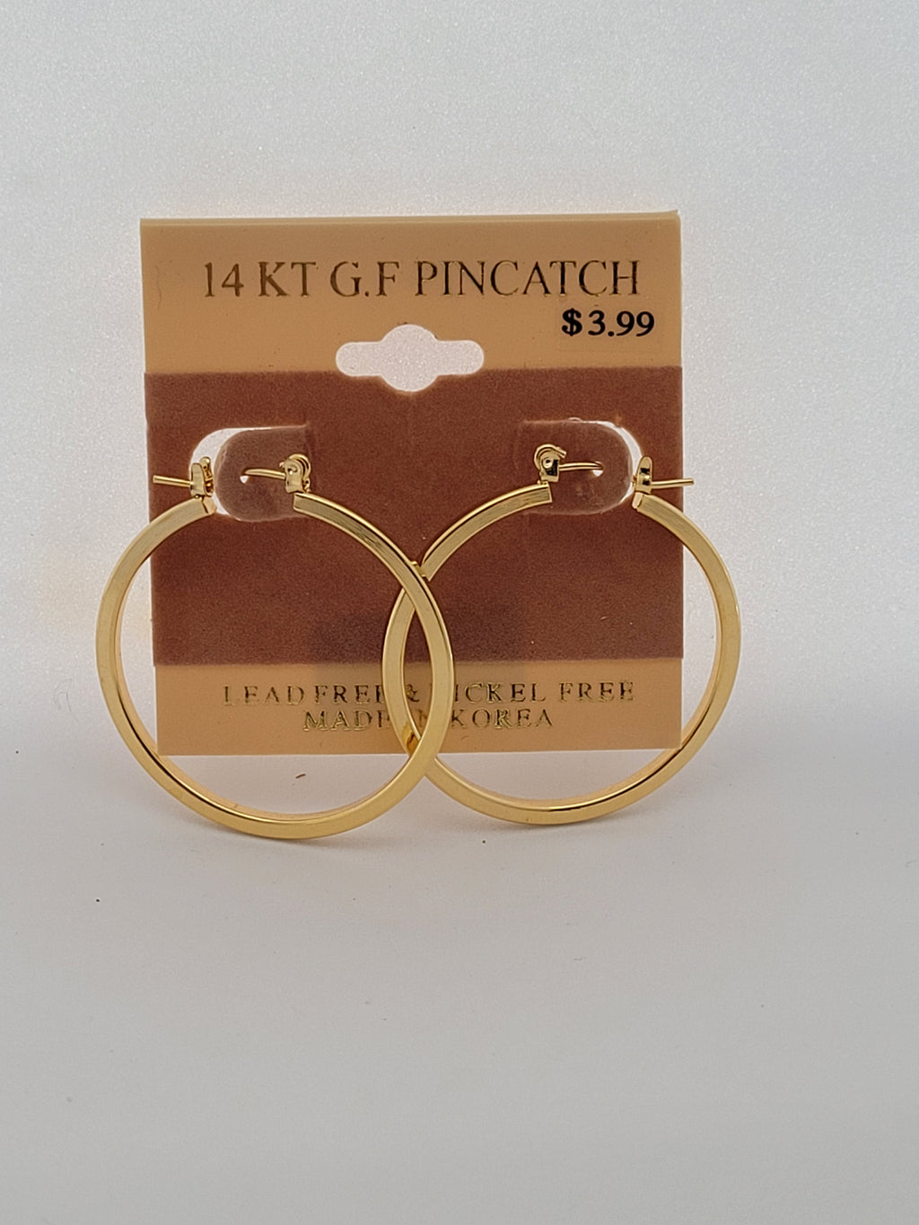 14 KT G.F Pincatch Gold Earring 350835