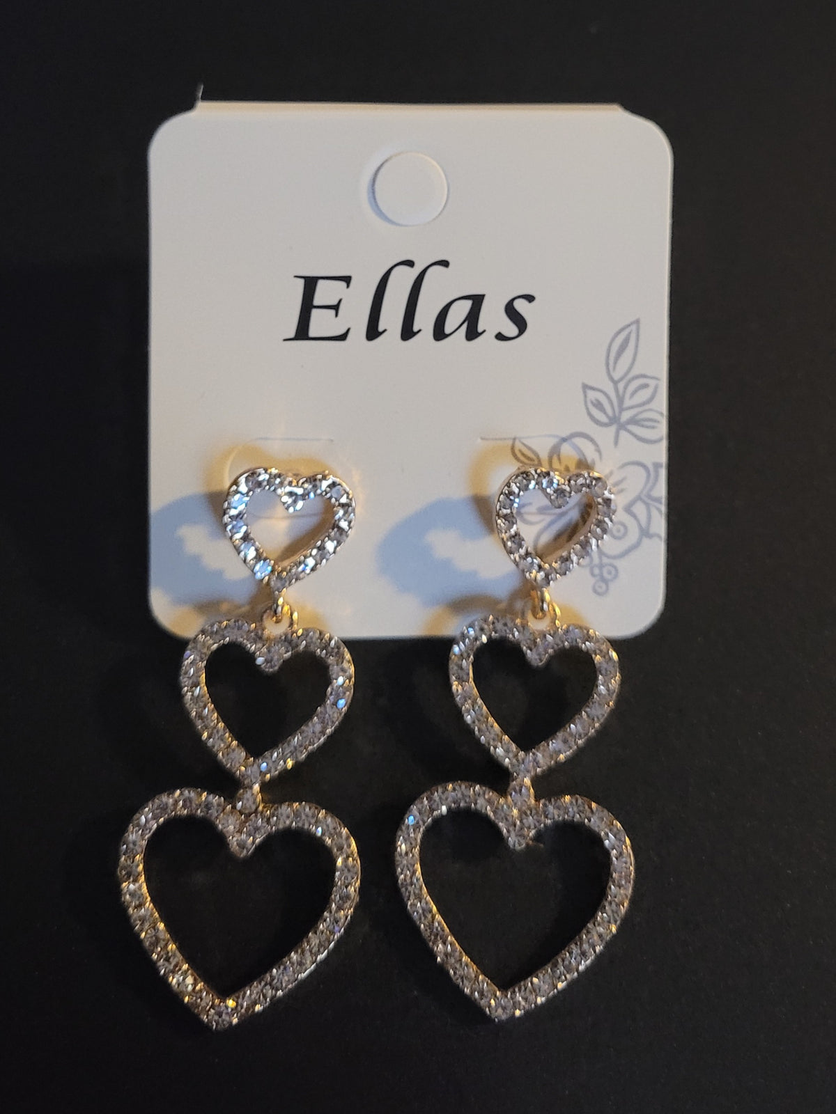 Ellas Diamond Heart Earring