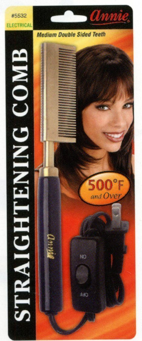 Annie Electrical Straightening Comb Double Side#5532