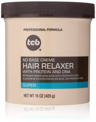 TCB Super No Base Creme Hair Relaxer 15oz