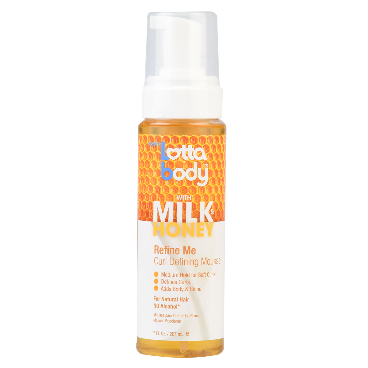 Lottabody w/Milk & Honey- Refine Me Curl Defining Mousse 7oz