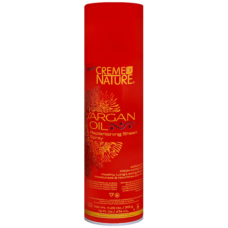 Creme Of Nature with Argan Oil Replenishing Sheen Spray 16 oz