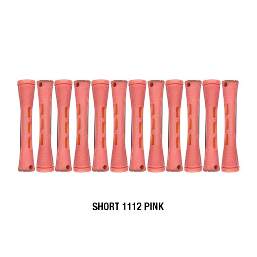 Annie Cold Wave Rods #1112 Short Pink 12CT