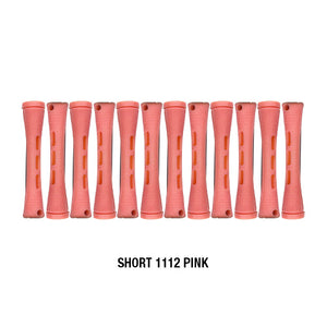 Annie Cold Wave Rods #1112 Short Pink 12CT