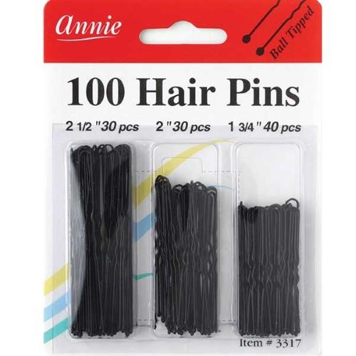 Annie Crimped Hair Pins Multi-pack 100ct (3317)