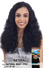 Naked Nature Wet & Wavy Natural Wavy 7pcs