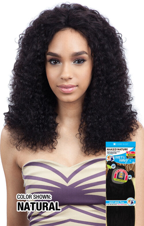 Naked Nature Wet & Wavy Deep Wave 7pcs