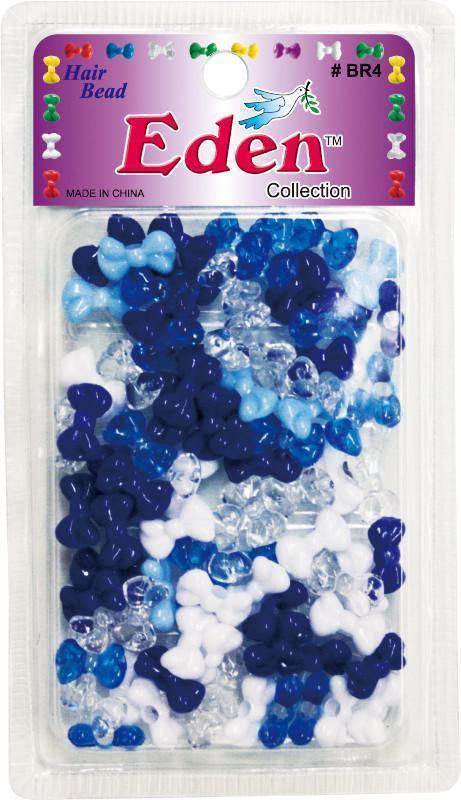 Eden Bow Beads Assorted Blue