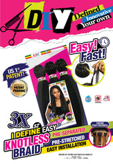 Afri Naptural 3X I Define Easy Knotless Braid 52"