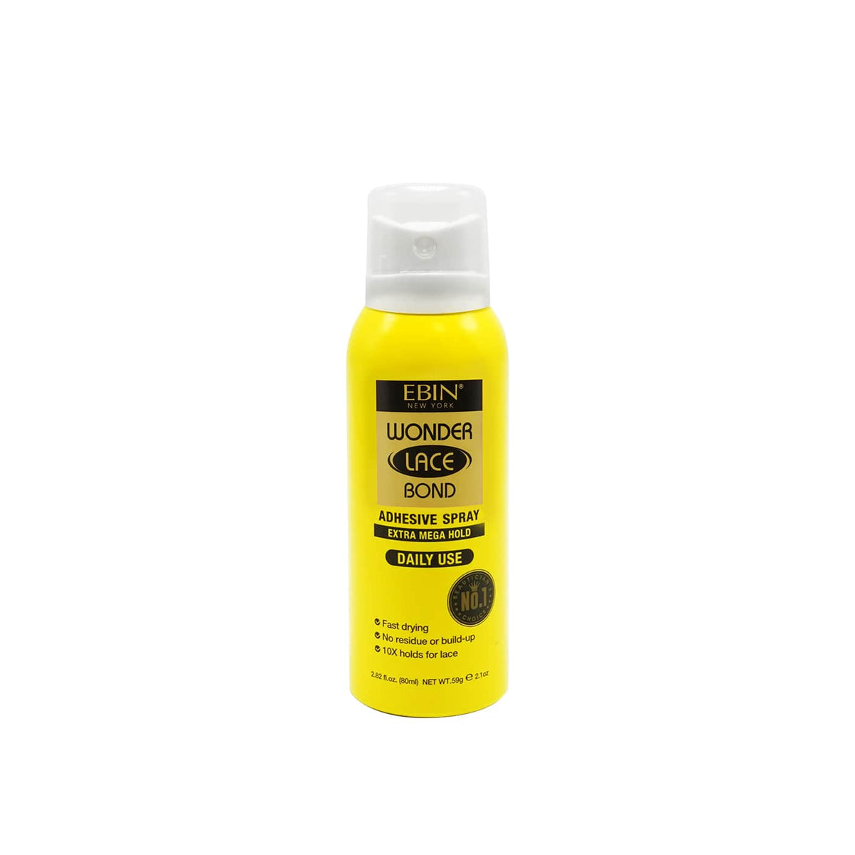 EBIN Wonder Lace Bond Adhesive Spray Extra Mega Hold 2.7oz (WBSM80)
