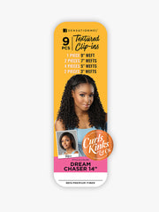 Curls Kinks & Co Dream Chaser 14" 9pc Clip-Ins