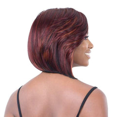 Classy Side Bang Wig Synthetic 5" Lace Part Wig