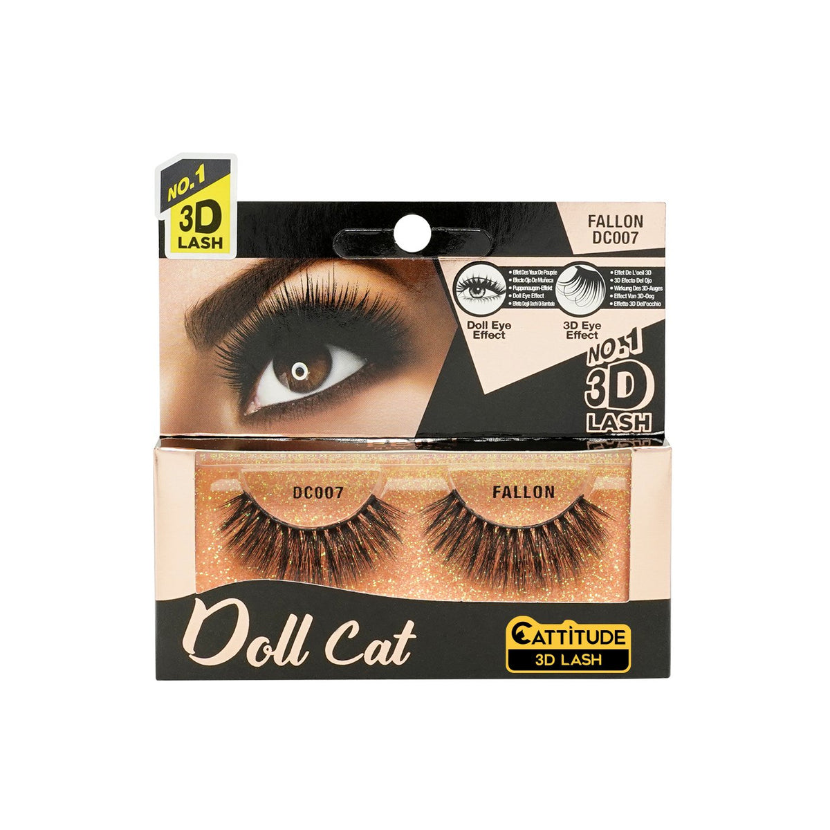 EBIN 3D Lashes- Doll Cat Fallon