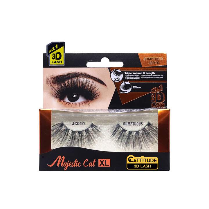 EBIN 3D Lashes- Majestic Cat 25MM Sumptous
