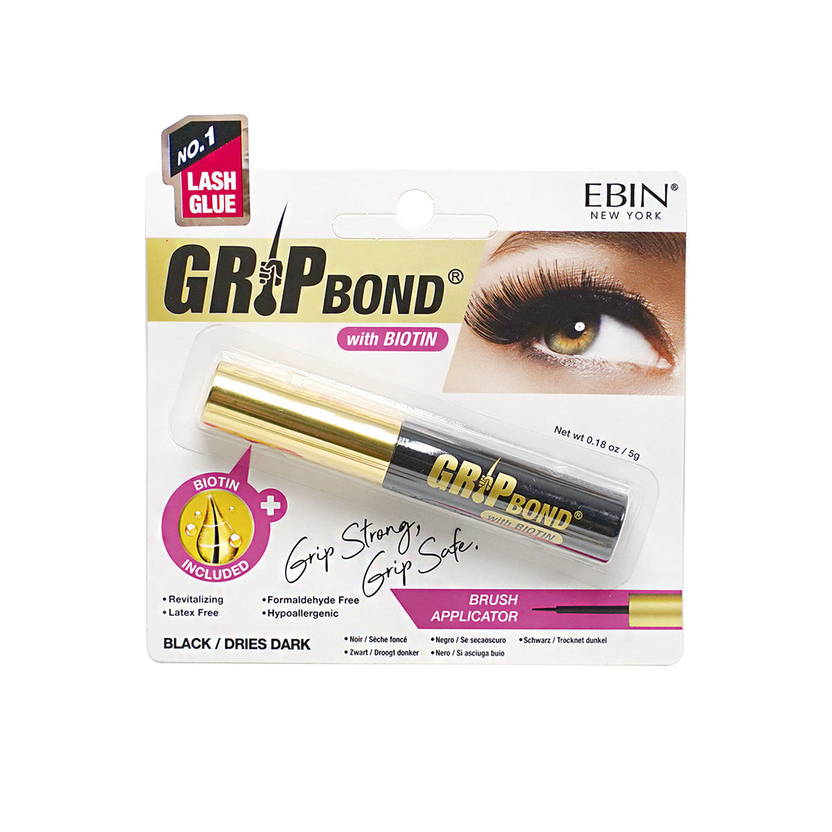 Grip Bond Lash Adhesive w/Biotin