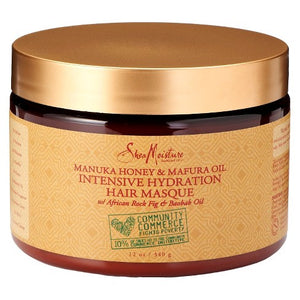 Shea Moisture Manuka Honey & Mafura Oil- Intensive Hydration Hair Masque 12oz