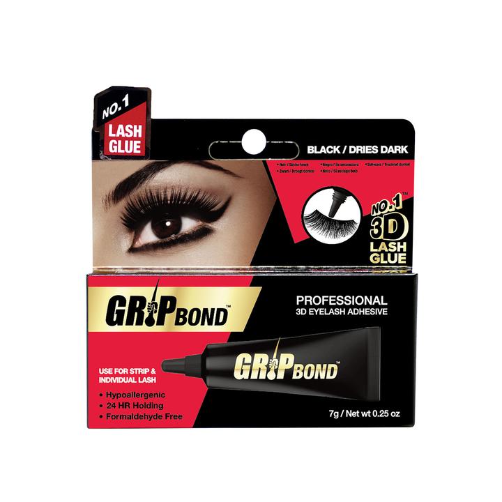 EBIN - Grip Bond Tube Lash Adhesive Black (GBEA7)