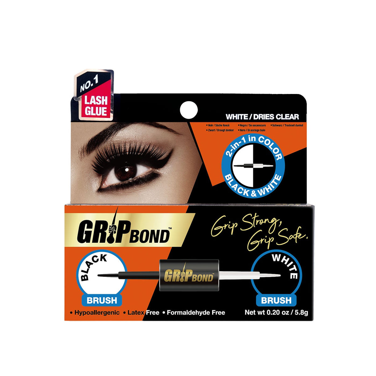 Grip Bond 3G Dual Brush Black & White (GBEA3R)