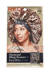 Red by Kiss Diamond Bling Bonnet Luxe Leopard Super Jumbo (HQ205)