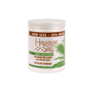Hawaiian Silky- Creme Conditioning No Base Relaxer Regular 20oz