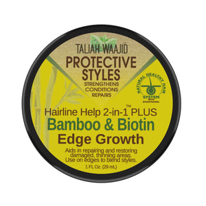 Taliah Waajid Protective Styles- Hairline Help 2-In-1 Plus™ Bamboo And Biotin Edge Grow 1oz